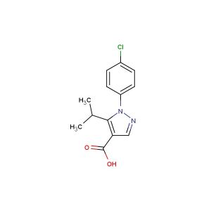 1-(4-chlorophenyl)-5-isopropyl-1H-pyrazole-4-carboxylic acid