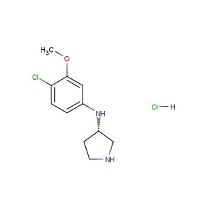 (S)-N-(4-chloro-3-methoxyphenyl)pyrrolidin-3-amine hydrochloride