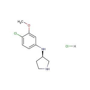 (R)-N-(4-chloro-3-methoxyphenyl)pyrrolidin-3-amine hydrochloride