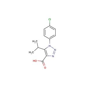 1-(4-chlorophenyl)-5-isopropyl-1H-1,2,3-triazole-4-carboxylic acid