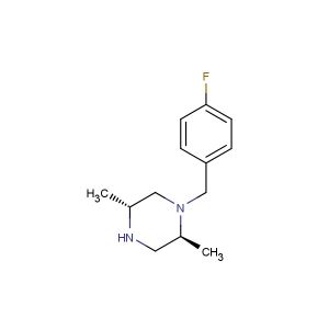 (2S,5R)-1-(4-fluorobenzyl)-2,5-dimethylpiperazine