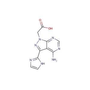 2-(4-amino-3-(1H-imidazol-2-yl)-1H-pyrazolo[3,4-d]pyrimidin-1-yl)acetic acid
