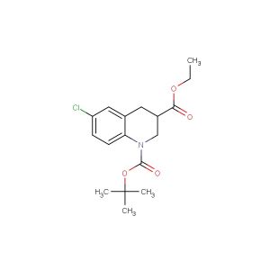 1-(tert-butyl) 3-ethyl 6-chloro-3,4-dihydroquinoline-1,3(2H)-dicarboxylate