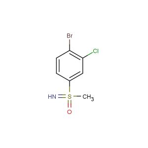 1-bromo-2-chloro-4-(S-methylsulfonimidoyl)benzene