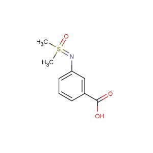 3-((dimethyl(oxo)-l6-sulfanylidene)amino)benzoic acid