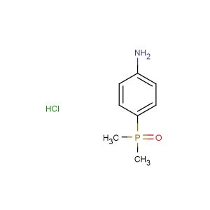 (4-aminophenyl)dimethylphosphine oxide hydrochloride