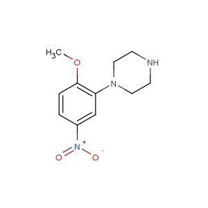 1-(2-methoxy-5-nitrophenyl)piperazine