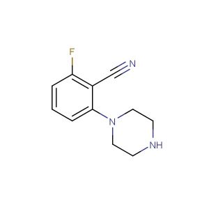 2-fluoro-6-(piperazin-1-yl)benzonitrile