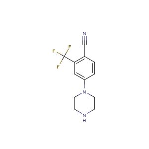 4-(piperazin-1-yl)-2-(trifluoromethyl)benzonitrile