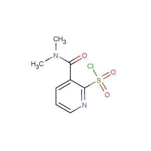 3-(dimethylcarbamoyl)pyridine-2-sulfonyl chloride