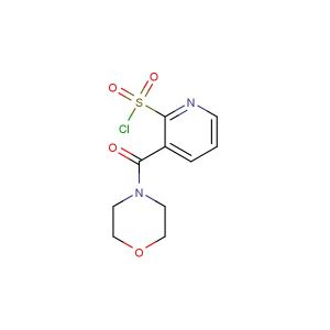 3-(morpholine-4-carbonyl)pyridine-2-sulfonyl chloride