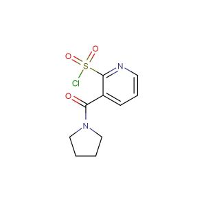 3-(pyrrolidine-1-carbonyl)pyridine-2-sulfonyl chloride