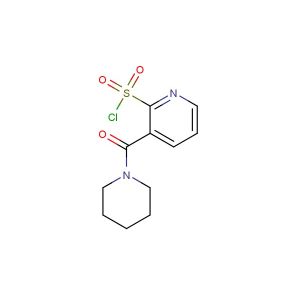 3-(piperidine-1-carbonyl)pyridine-2-sulfonyl chloride