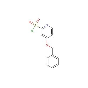 4-(benzyloxy)pyridine-2-sulfonyl chloride