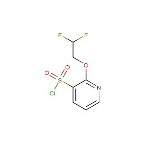 2-(2,2-difluoroethoxy)pyridine-3-sulfonyl chloride
