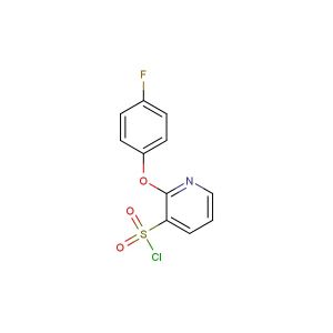 2-(4-fluorophenoxy)pyridine-3-sulfonyl chloride