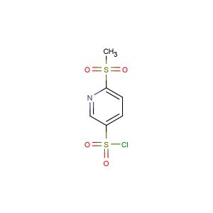 6-(methylsulfonyl)pyridine-3-sulfonyl chloride