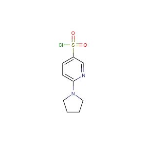 6-(pyrrolidin-1-yl)pyridine-3-sulfonyl chloride