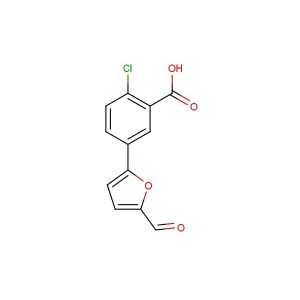 2-chloro-5-(5-formylfuran-2-yl)benzoic acid