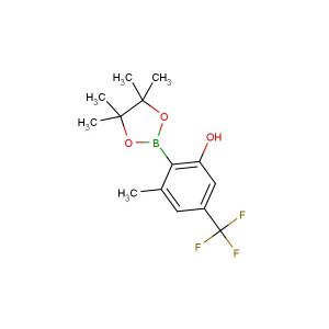 3-methyl-2-(4,4,5,5-tetramethyl-1,3,2-dioxaborolan-2-yl)-5-(trifluoromethyl)phenol
