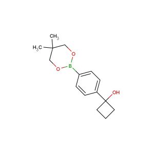 1-(4-(5,5-Dimethyl-1,3,2-dioxaborinan-2-yl)phenyl)cyclobutanol