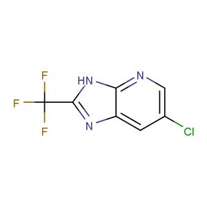 6-chloro-2-(trifluoromethyl)-3H-imidazo[4,5-b]pyridine