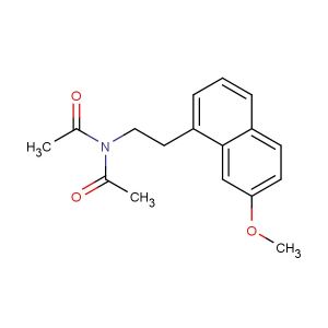 N-acetyl-N-(2-(7-methoxynaphthalen-1-yl)ethyl)acetamide