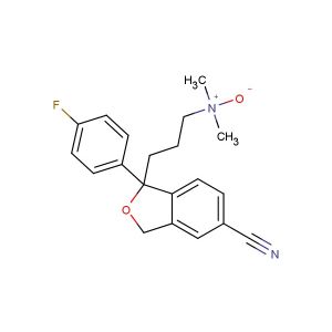 3-(5-cyano-1-(4-fluorophenyl)-1,3-dihydroisobenzofuran-1-yl)-N,N-dimethylpropan-1-amine oxide