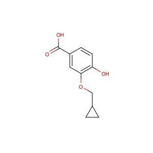 3-(cyclopropylmethoxy)-4-hydroxybenzoic acid