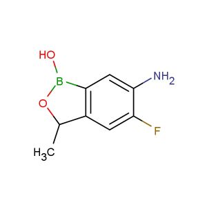 6-amino-5-fluoro-3-methylbenzo[c][1,2]oxaborol-1(3H)-ol