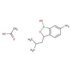 6-amino-3-isobutylbenzo[c][1,2]oxaborol-1(3H)-ol acetate