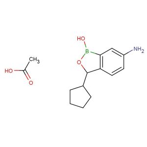 6-amino-3-cyclopentylbenzo[c][1,2]oxaborol-1(3H)-ol acetate