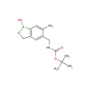 tert-butyl ((6-amino-1-hydroxy-1,3-dihydrobenzo[c][1,2]oxaborol-5-yl)methyl)carbamate