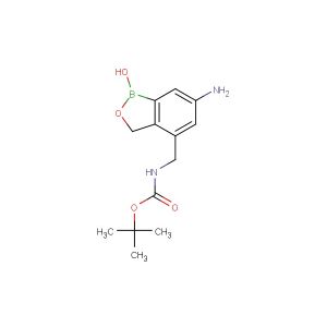 tert-butyl ((6-amino-1-hydroxy-1,3-dihydrobenzo[c][1,2]oxaborol-4-yl)methyl)carbamate