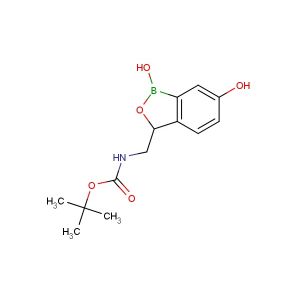 tert-butyl ((1,6-dihydroxy-1,3-dihydrobenzo[c][1,2]oxaborol-3-yl)methyl)carbamate