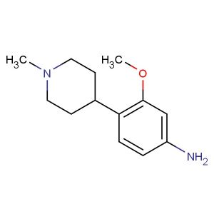 3-methoxy-4-(1-methylpiperidin-4-yl)aniline