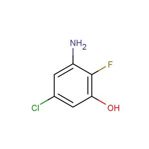 3-amino-5-chloro-2-fluorophenol