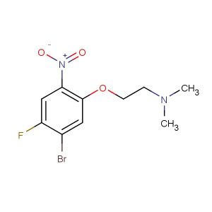 2-(5-bromo-4-fluoro-2-nitrophenoxy)-N,N-dimethylethanamine
