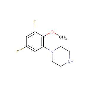 1-(3,5-difluoro-2-methoxyphenyl)piperazine