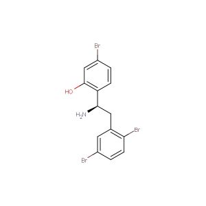 (R)-2-(1-amino-2-(2,5-dibromophenyl)ethyl)-5-bromophenol