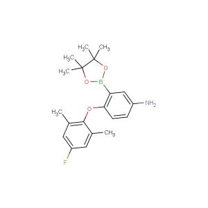 4-(4-fluoro-2,6-dimethylphenoxy)-3-(4,4,5,5-tetramethyl-1,3,2-dioxaborolan-2-yl)aniline