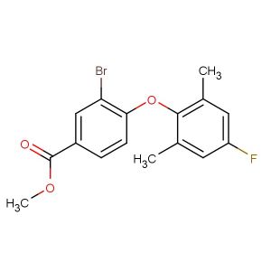 methyl 3-bromo-4-(4-fluoro-2,6-dimethylphenoxy)benzoate