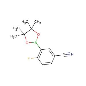 4-fluoro-3-(4,4,5,5-tetramethyl-1,3,2-dioxaborolan-2-yl)benzonitrile