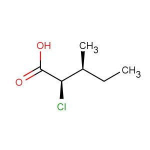 (2R,3S)-2-chloro-3-methylpentanoic acid