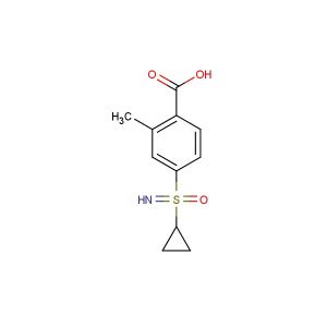 4-(cyclopropanesulfonimidoyl)-2-methylbenzoic acid