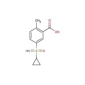 5-(cyclopropanesulfonimidoyl)-2-methylbenzoic acid