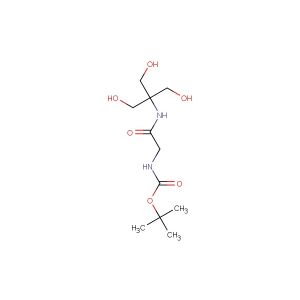 tert-butyl (2-((1,3-dihydroxy-2-(hydroxymethyl)propan-2-yl)amino)-2-oxoethyl)carbamate