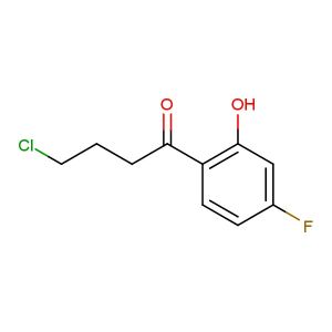 4-chloro-1-(4-fluoro-2-hydroxyphenyl)butan-1-one