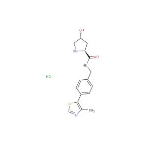 (2S,4R)-4-hydroxy-N-(4-(4-methylthiazol-5-yl)benzyl)pyrrolidine-2-carboxamide hydrochloride