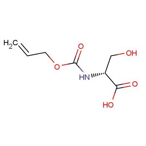 (R)-2-(((allyloxy)carbonyl)amino)-3-hydroxypropanoic acid